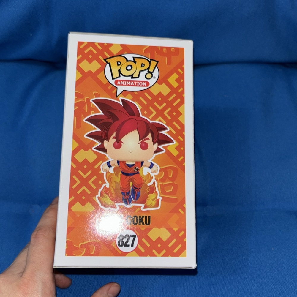 Dragon Ball Super SSG Goku Funko Pop Toei Animation 827 Limited Edition 2020 - Picture 4 of 6